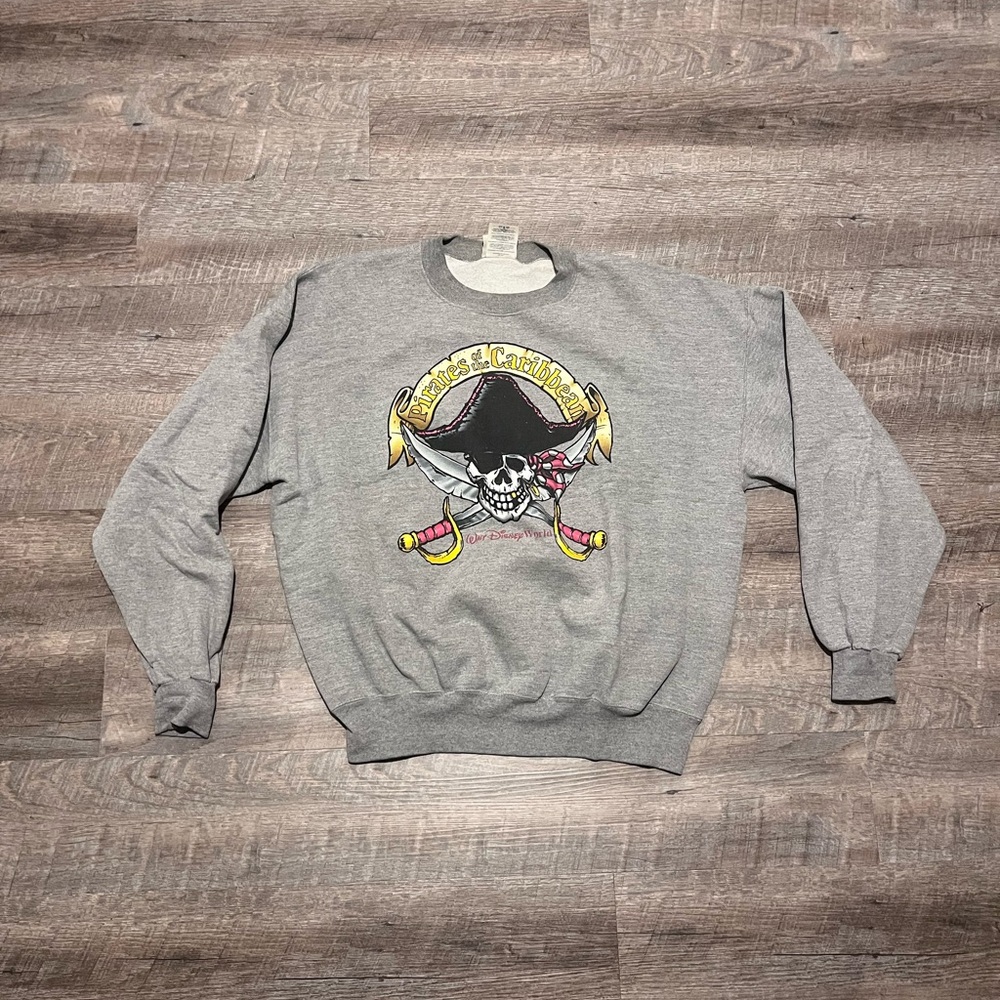 Vintage Disney Pirates Crewneck Sweater – Large